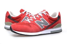 Красные мужские кроссовки New Balance 996 на каждый день
